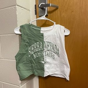 Hollister Sierra Nevada Mountains Muscle Shirt